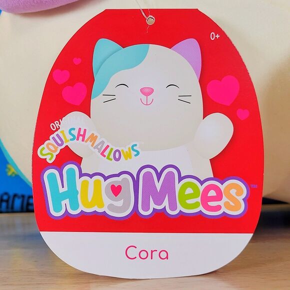 Squishmallow Cora the Cat 14" Ultrasoft Hugmee Valentine's Day Animal Plush - Picture 5 of 6